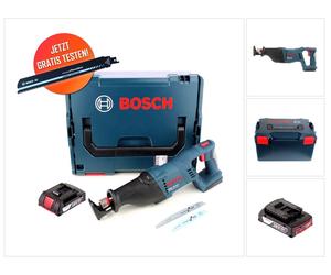 Lame de scie sauteuse en carbure de tungstène Bosch, e. Scie sauteuse sans fil Bosch GSA 18 V-LI, 18 V + 1 batterie 2,0 Ah + coffret L-Boxx - sans chargeur