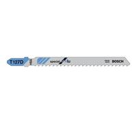 Lame de scie sauteuse HSS pour tôle, alu et métaux non féreux-T 127 D BOSCH