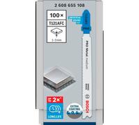 Lame de scie sauteuse PRO Metal medium T121AFC, 92 mm, 100 pcs.