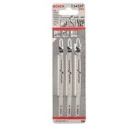 Bosch Lame de scie sauteuse PRO Multi Material T345XF - 132 mm - 3 pièces - pour bois clouté, acier