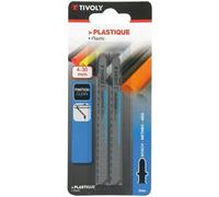 Lame de scie sauteuse - Technic - spécial plastique - fixation en T - lot d
