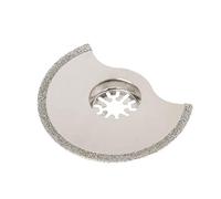 Lame de scie segmentée en demi-cercle, 88 mm, Lame de scie circulaire, Outil de coupe oscillante diamant pour couper le carrelage et les joints