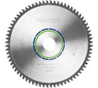 Festool Lame de scie circulaire HW 210 x 2,4 x 30 TF72 210 mm 72 dents Aluminium