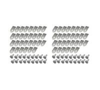 Lame De Tondeuse À Gazon 18-60 Pièces Avec Vis Compatible Avec La Tondeuse Automatique Husqvarna Compatible Avec Les Lames De Tondeuse De Réparation De Tondeuse À Gazon Robotisée Gardena(Silver 60pcs)