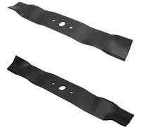 Lame de tondeuse à gazon 2x 42cm Ø 18 mm Jeu de lames pour Alpina BT 84, STIGA Estate 3084 2084 1820043600 1820043601 Couteaux