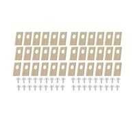 Lame De Tondeuse À Gazon 36 Pièces Lame De Coupe De Tondeuse À Gazon En Acier Inoxydable Avec Kit De Vis Lames De Tondeuse À Gazon De Remplacement Compatibles Avec Le Robot Dreame(36PCS Gold)