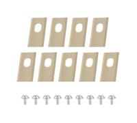 Lame De Tondeuse À Gazon 36 Pièces Lame De Coupe De Tondeuse À Gazon En Acier Inoxydable Avec Kit De Vis Lames De Tondeuse À Gazon De Remplacement Compatibles Avec Le Robot Dreame(9PCS Gold)