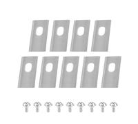 Lame De Tondeuse À Gazon 36 Pièces Lame De Coupe De Tondeuse À Gazon En Acier Inoxydable Avec Kit De Vis Lames De Tondeuse À Gazon De Remplacement Compatibles Avec Le Robot Dreame(9PCS Silver)