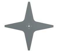 Lame de tondeuse AR8, 290 mm, 4 tranchants, droite, compatible avec Alpina, Stiga, etc.
