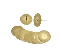 Lame diamantée plaquée titane 12 pièces, 16-60 mm for outil rotatif | Jeu de disques abrasifs à mandrin de 3 mm for la coupe du métal, de la pierre et du verre(25mm 12pcs)