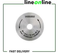 Proxxon Lame de scie circulaire 28011 Ø 50 mm Carbure 80 dents Alésage 10 mm Ép. 0,5 mm