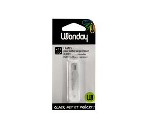 Lame pour cutter de précision Wonday 9 mm - Etui de 12