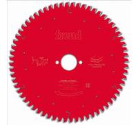 Freud Lame carbure pour scie circulaire F03FS09872 – Ø216x30 mm – 64 dents – Finition bois stratifié