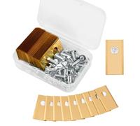 Lame Robot Tondeuse Lot de 30 Lames de Tondeuses Lames de Rechange Universelles Couteau de Rechange avec Vis Compatible avec Worx Landroid, Robomow, Landxcape et Scheppach