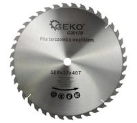 Lame scie circulaire TCT avec dents en carbure pour bois Ø500x32 40 dents | Acier perforé au laser résistant à la déformation, pour des coupes précises dans OSB, MDF, contreplaqué et plastique.