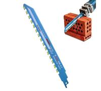 Lame Scie Sabre Pierre 240mm Carbure Métal Dur Maçonnerie Béton Brique Ciment Coupe Universelle Accessoire 1 Pièce