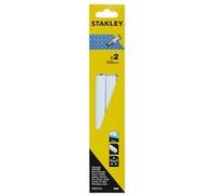Stanley Lame de scie sabre STA22142-XJ Bi-métal 228 mm Métal épais - Pack de 2