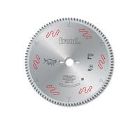 Lame trapèze plate pour mélaminés haute pression HPL - Ø300 3,2/2,2 AL30 Z96 TP- - F03FS05121 -LU3F 0300