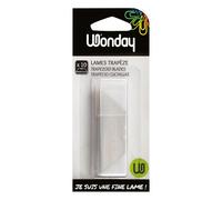 Lame trapèze Wonday pour cutter de sécurité 60 mm - Etui de 10