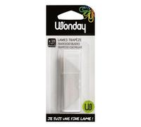 Lame trapèze Wonday pour cutter de sécurité 60 mm - Etui de 10