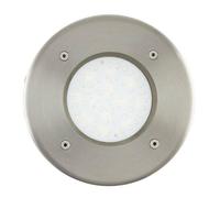 Spot à encastrer sol LED extérieur rond acier inoxydable Eglo Lamedo 3000K IP67 230lm 10cm