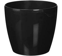 Lamela Magnolia Vase Rond Noir 21 x 18,5 cm