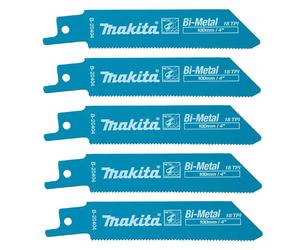Lames Bi-Métal flexibles MAKITA pour tôles minces 75mm - Boite de 5 - B-20404