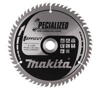 Lames carbure "EFFICUT" pour bois, pour scies radiales à batterie MAKITA