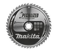 Lames carbure "EFFICUT" pour bois, pour scies radiales à batterie MAKITA