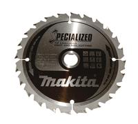 Lames carbure "Specialized" pour bois avec clous, pour scies circulaires MAKITA