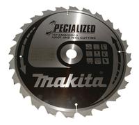 Lames carbures ''Specialized'' bois avec clous Ø355mm - MAKITA B-33087