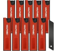 Lames de cutter de 18 mm, 100 pièces, lames interchangeables SK2H, lames de rechange professionnelles pour cutters, adaptées au carton, au PVC et aux travaux de bricolage, avec boîte