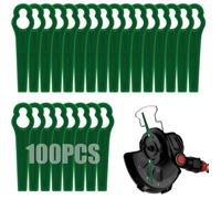 Lames de débroussailleuse en plastique - Einhell - Lot de 100 pièces - Longueur 83 mm