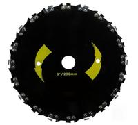 Lames de débroussailleuse - Lame scie à dents for tronçonneuse for l'élagage des arbres, la coupe fil, le débroussaillage et plus encore 20, 23 cm(7 inch)