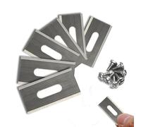 Lames de Gazon pour Husqvarna avec Double Lame aiguise en Acier Inoxydable 36,5 x 18,5 x 0,65 mm (Argent 30 pièces)