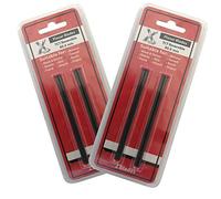 Lames de rabot 80.5mm en carbure de tungstène réversible pour DeWalt, Makita, Elu, NuTool, Bosch, AEG, Haffner 80mm - 2 paires de couteaux de rabot électrique