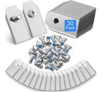 Lames de rechange 30 lames compatibles avec Navimow I105e Navimow I108e lames de rechange en acier inoxydable et alliage de carbu