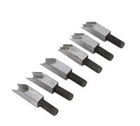 Lames De Rechange En Acier Au Carbone Pour Rabot À Chanfreiner Pour Le Travail Du Bois - 6 Pièces