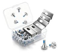Lames de rechange en inox - 24 lames et 24 vis - Compatibles ViAX 250/500, MOVA 600/1000, LiDAX Ultra 800/1200, NAVAX 3500/5000