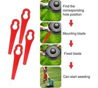 Lames de rechange - Florabest - 100Pcs - Compatibles FRTA 20 A1, 18B2, 18B3 - Nylon - Durable