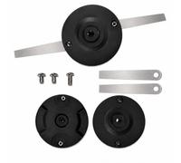 Lames de rechange pour coupe-bordure Einhell - 4 lames métal en acier inoxydable avec plaque de protection, compatibles avec GE-CT 18 LI (silver baldes)