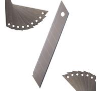Lames de rechange pour cutter, 18 mm, affûtées au laser, lot de 100