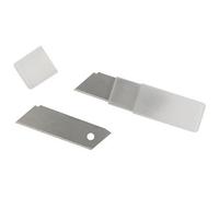 Lames de rechange pour cutter, lame: 18 mm, boîte de 5