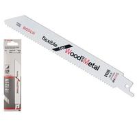 Lames de rechange pour scies sabres pour le métal et le bois, lot de 5 pièces, Bosch Flex S 922 HF