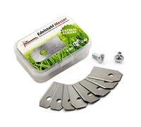 Lames de rechange pour tondeuse robot Husqvarna Automower/Gardena (0,45 mm) avec vis