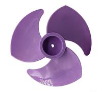 Lames de rechange pour ventilateur de sol turbine, pièces de ventilateur de circulation d'air en PVC de 180 mm, accessoires de ventilateur de refroidissement à trou en forme de D, ensemble de
