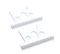 Lames de rechange professionnelles #32105 pour tondeuse Pro Li D7#32655 D8#32400, lame fixe en acier au carbone avec lame mobile en céramique, compatible avec la tondeuse Andis SlimLine Pro Li (blanc)
