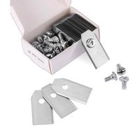Lames de rechange - YYV - 45 lames en titane - Compatible Husqvarna - Yardforce - Gardena