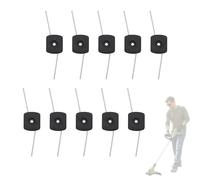 Lames de Remplacement pour Tête de Débroussailleuse, Lot de 10 | Faciles à Installer, Installation Rapide, Remplacement Universel