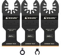 Lames de scie multi-outils Carbure de tungstène 3 pces pour le travail du métal